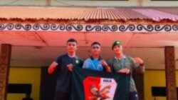Serda Yohan Pelapory anggota Brigif TP 28 juara 1 Lomba Lari 5K di Festival Kiarono dalam rangka HUT Halmahera Utara