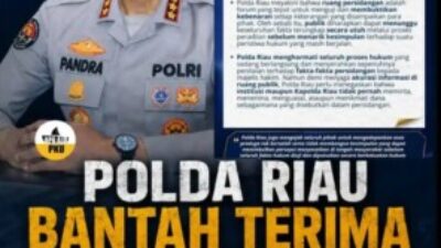 HEBOH Rp.300 Juta di Sidang,Polda Riau Bantah Keras Isu Renovasi Rumah Dinas Kapolda