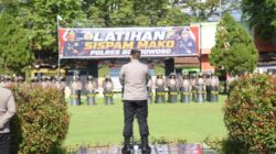 Kapolres Bondowoso Pimpin Latihan Sispam Mako untuk Antisipasi Ancaman Darurat