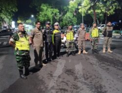 Babinsa Koncer Kidul Siaga Semalam Suntuk, Pengamanan Malam Takbir Idul Adha di Bondowoso Berjalan Aman