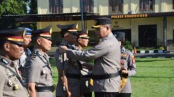 Polres Bondowoso Gelar Sertijab Pejabat Utama Dan Kapolsek Jajaran