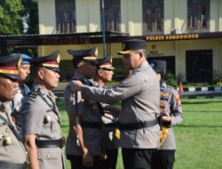 Polres Bondowoso Gelar Sertijab Pejabat Utama Dan Kapolsek Jajaran