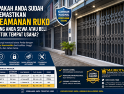 Standar Keamanan Pintu untuk Ruko: Apa Saja yang Perlu Diperhatikan Bersama Mahkota Harmonika Surabaya?