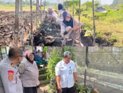 Dukung Program Ketahanan Pangan Presiden, Polres Pasuruan, Bersama, SMKN 1 Purwosari ,Kembangkan Budidaya Uwi Ungu