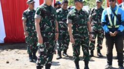 Jelang Kunjungan Pangdam V/Brawijaya, Danrem 083/Bdj Tinjau Proyek Strategis Jembatan Garuda dan Yonif TP di Bondowoso