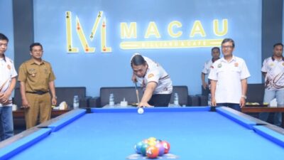 Kapolres Bondowoso Buka Turnamen Biliar Kapolres Cup 2026, Dorong Lahirnya Atlet Berprestasi untuk Indonesia