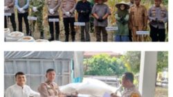 Kapolsek Kampar Kawal Pengiriman Hasil Panen Jagung Petani ke Bulog