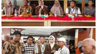 Wakil Bupati Mimik Idayana dan Ketua TP PKK Sriatun Subandi Salurkan Bantuan Pangan kepada 2.052 Warga Sidoarjo