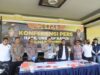 PRESS CONFERENCE UNGKAP KASUS TINDAK PIDANA YANG MENONJOL DI WILAYAH HUKUM POLRES BONDOWOSO
