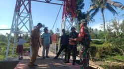Merah Putih Berkibar di Jembatan Perintis Garuda, Simbol Syukur Warga Dua Desa