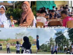 CLASS MEETING DAN PEMBAGIAN LAPOR HASIL BELAJAR SEMESTER GENAP TAHUN 2026 MERIAH DI SMAN 1 PAYARAMAN