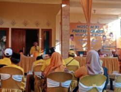 Muscam XI Partai Golkar Rambipuji Berjalan Lancar, Wahid Asyari Terpilih Aklamasi