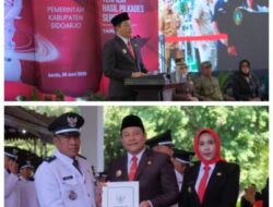 Bupati dan Wakil Bupati Sidoarjo Lantik 80 Kepala Desa Terpilih Pilkades Serentak 2026