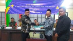 Serah Terima Jabatan Kepala Desa Ketapang Kecamatan Tanggulangin Priode 2026 – 2034 Menandakan Tongkat Komando Kepemimpinan Beralih