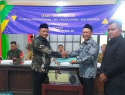 Serah Terima Jabatan Kepala Desa Ketapang Kecamatan Tanggulangin Priode 2026 – 2034 Menandakan Tongkat Komando Kepemimpinan Beralih
