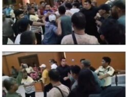 RICUH DI DPRD RIAU: Keributan di Depan Ruang Rapat Banggar Berujung Kontak Fisik, Seorang Petugas Keamanan Dilaporkan Jadi Korban