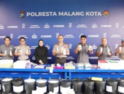 Polresta Malang Kota Bongkar Peredaran Kosmetik Ilegal Omzet Tembus Rp.100 Juta