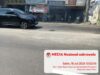 Bekas Material Cor Beton Sebelum Lampu Merah Jalan Purwosari,Membahayakan Pengendara Roda Dua