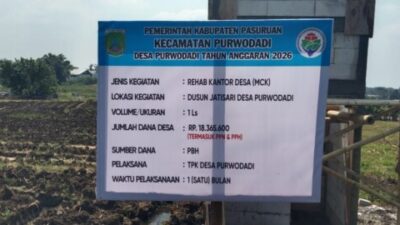 Pembangunan MCK Desa Purwodadi Diduga Ada Mark Up Angaran Jadi Sorotan Publik