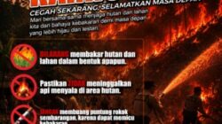 Jangan Main Api! Kapolres Aryo Ingatkan Karhutla Bisa Berujung Hukuman 15 Tahun dan Denda Rp.15 Miliar