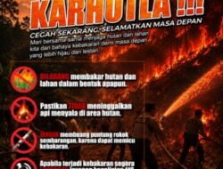 Jangan Main Api! Kapolres Aryo Ingatkan Karhutla Bisa Berujung Hukuman 15 Tahun dan Denda Rp.15 Miliar