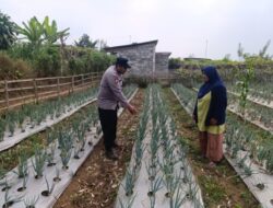 Polri Dampingi Program Pekarangan Pangan Bergizi di Desa Pungging