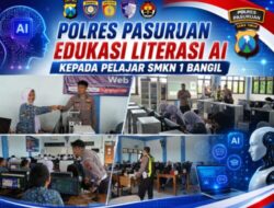 Polres Pasuruan Edukasi Literasi AI kepada Pelajar SMKN 1 Bangil