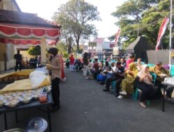Polresta Malang Kota Sapa Warga melalui Baktikes dan Makan Bersama Gratis