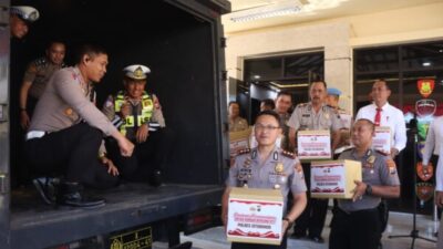 Polri Peduli : Polres Situbondo Kirim Bantuan Kemanusiaan untuk Korban Gempa NTT