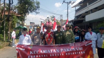 Amankan Rute Karnaval 4 KM, Polsek Pakusari Koordinasi Bersama Muspika dan Pengelola Parkir Amankan Karnaval HUT RI ke-81