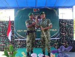 Satu Tahun BRIGIF TP 28/BARI FOLA, Kolonel inf Rinto Wijaya berpesan untuk meningkatkan Profesionalisme