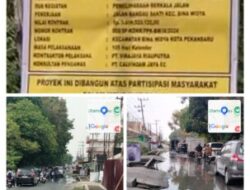 Rp.3,956 Miliar untuk Jalan Bangau Sakti, Kini Rusak dan Tergenang: Publik Pertanyakan Pengawasan dan Audit