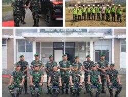 TIM II ITJEN KEMHAN TINJAU LANGSUNG PROGRES PEMBANGUNAN MAKO BRIGIF TP 28/BARI FOLA DI KOTA MABA