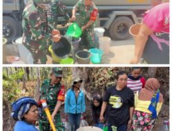 TNI AD Gerak Cepat Salurkan Bantuan Air Bersih ke Ratusan KK di Bondowoso