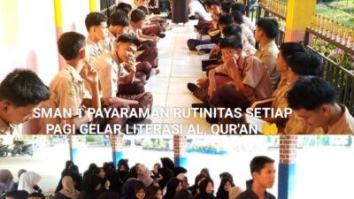 Setiap Pagi Fajar Berirama: SAMSAPA SMAN 1 Payaraman Tanam Fondasi Iman Lewat Literasi Al‑Qur’an