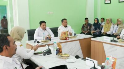 Kunjungi Kantor Dinkes, Bupati Minta Petakan Kebutuhan Fasilitas Pelayanan Puskesmas