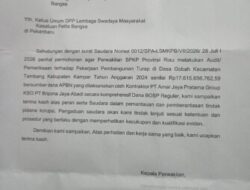 BPKP Teruskan Aduan Turap Rp.17.6 Miliar, Apakah Berlanjut ke Pemeriksaan?