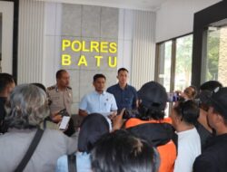 Polres Batu Amankan Wanita Tersangka Pembobol Rumah Kosong Antar Wilayah
