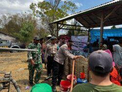 Polresta Sumenep Salurkan Bantuan Air Bersih untuk 440 KK di Desa Gendang Barat