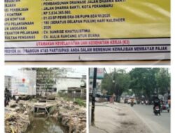 Drainase Dharma Bakti Rp5,83 Miliar Dipertanyakan, Warga Cemas Genangan Tak Kunjung Teratasi