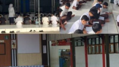 SEBELUM BEL BERBUNYI, SMPN 3 GENTENG LEBIH DULU “MEMANGGIL” HATI MURID