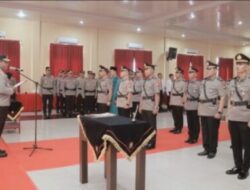 Kapolres Kampar Pimpin Sertijab, Kasat Binmas dan Enam Kapolsek Berganti