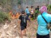 Babinsa Bergerak Cepat, Karhutla Rumpun Bambu di Pakisan Berhasil Dipadamkan