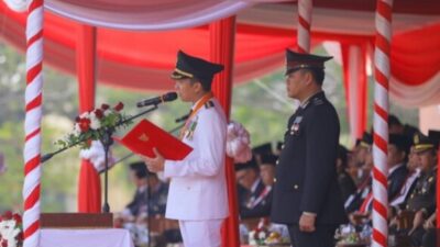 Bupati Ogan Ilir Pimpin Upacara HUT ke-81 RI, Bacakan Amanat Presiden di Lapangan Tanjung Sen