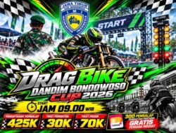Drag Bike Dandim Bondowoso Cup 2026, 300 Pendaftar Pertama Dapat Perdana