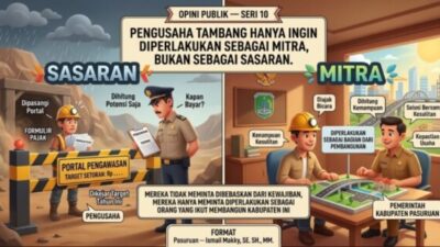 OPINI PUBLIK — SERI 10: PENGUSAHA TAMBANG HANYA INGIN DIPERLAKUKAN SEBAGAI MITRA, BUKAN SEBAGAI SASARAN