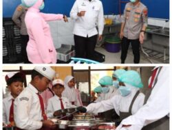 Pastikan Higienis, Kapolres Malang Cek Pilot Project MBG Konsep Prasmanan