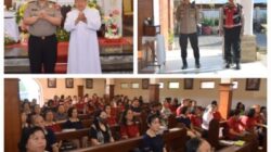 Perkuat Toleransi dan Kondusifitas, Kapolres Bondowoso Tinjau Pengamanan ‘Minggu Kasih’ di Gereja St. Yohanes Penginjil