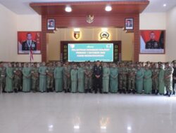 Dari Dedikasi Menuju Apresiasi, 31 Prajurit Kodim Bondowoso Naik Pangkat