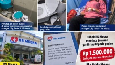 Fasilitas Rusak Dibebankan ke Pasien: Klaim Rp.1.5 Juta di RS Mesra Kampar Dipertanyakan